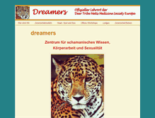 Tablet Screenshot of dreamers.ch