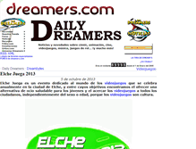 Tablet Screenshot of daily.dreamers.com